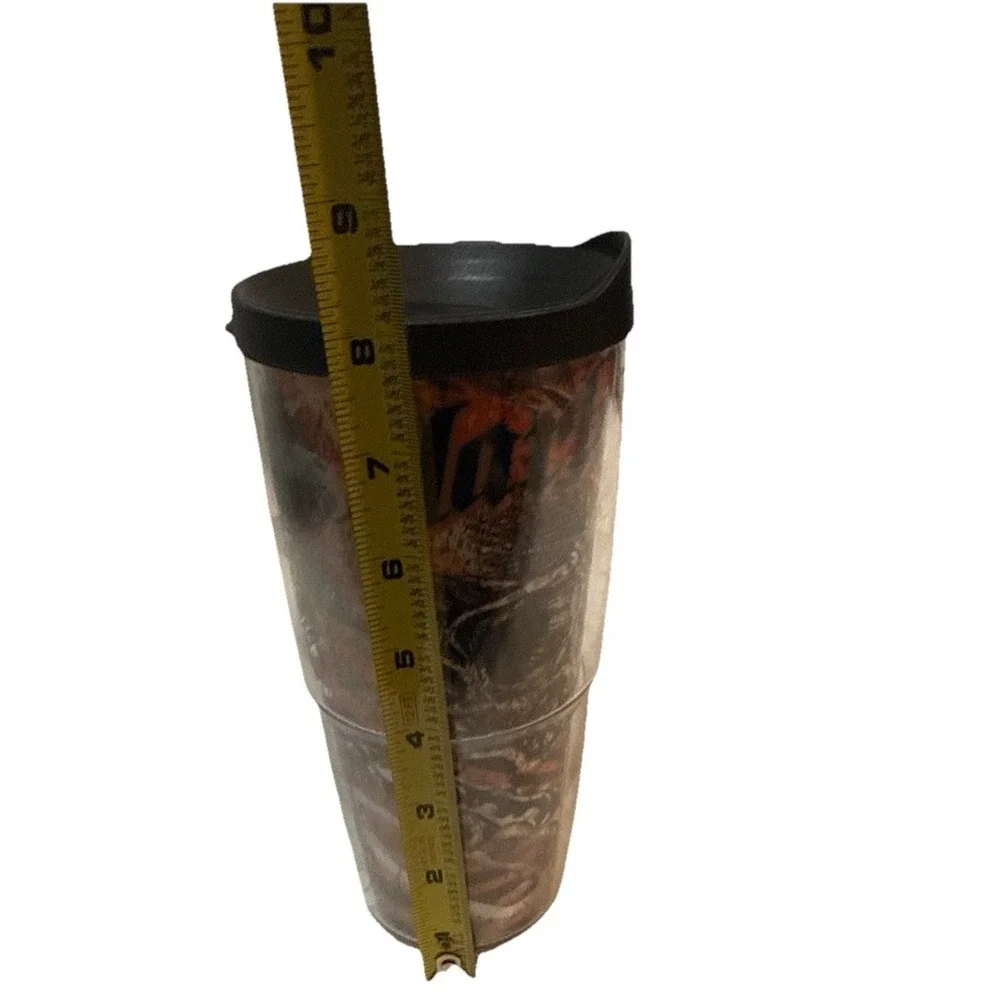Harley Davidson Tervis Tumbler CUP MUG 24oz Flame Fire Cup Travel Wings Splatter